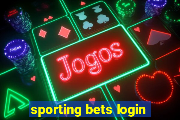 sporting bets login